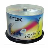 .TDK pack of 50 16x DVD+R/-R 